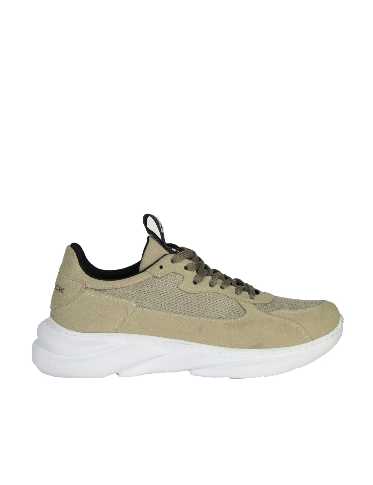 Ανδρικά μπεζ Sneakers σουέτ ανάγλυφη σόλα 0652020S φωτογραφία